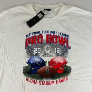 NWT NFL Pro Bowl 2012 Aloha Stadium‎ Hawaii T Shirt 3XL White Cotton